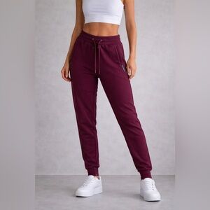 YoungLA Dark Maroon Drawstring The Perfect Jogger Sweatpants Size Large